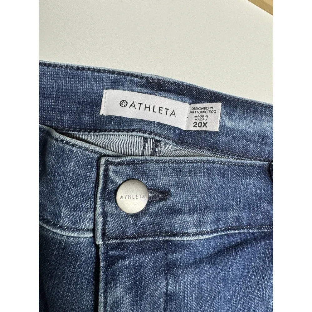 Athleta Sculptek Ultra Skinny Jean-True Blue-Plus Size 20X NWT